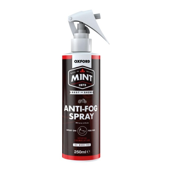 Oxford Mint Helmet Anti-Fog 250ml Oxford Mint Helmet Anti-Fog 250ml