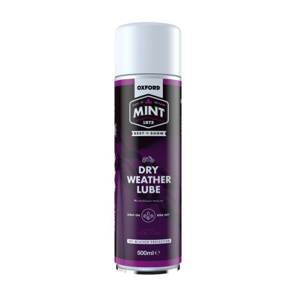 Oxford Mint Dry Weather Chain Lube, 500ml Aerosol Oxford Mint Dry Weather Chain Lube, 500ml Aerosol