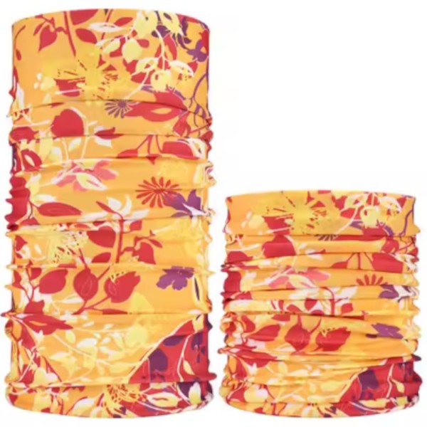 Neck Tube, Seamless Polyester, Tropical Flowers Pattern