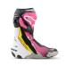 Alpinetech Supertech R Men's Motorcycle Boot in Magenta, Black and Yellow Alpinetech Supertech R Men's Motorcycle Boot in Magenta, Black and Yellow