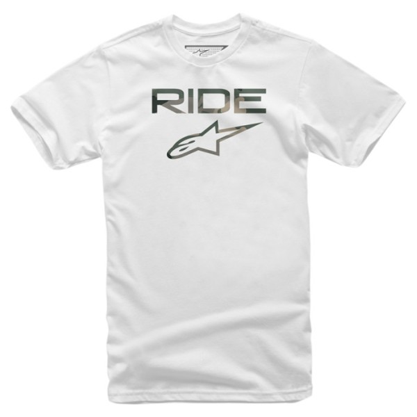 Alpinestars Tee Shirt Ride Camo Combo White