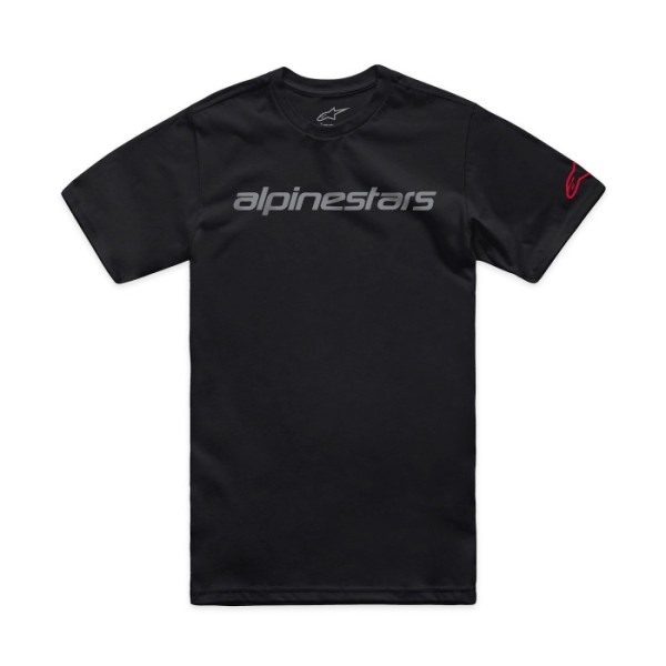 Alpinestars Tee Shirt Wordmark Black And Grey
