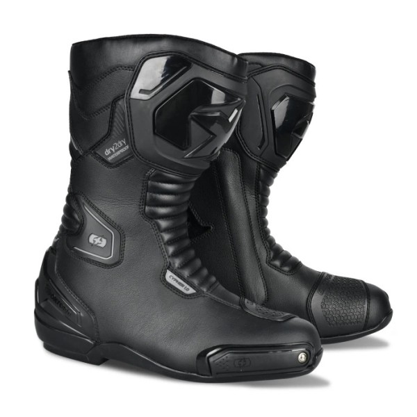 Oxford Products Cypher 1.0 Dry2Dry Men's Touring Motorcycle Boot in Black Oxford Products Cypher 1.0 Dry2Dry Men's Touring Motorcycle Boot in Black