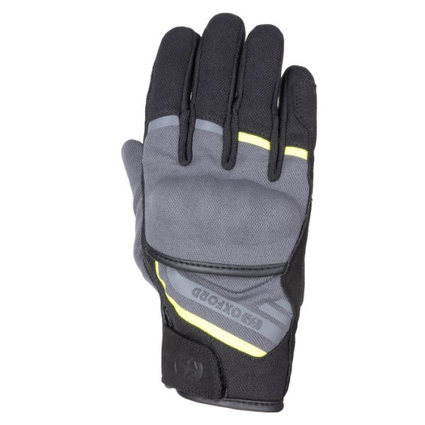 Oxford Dakar 1.0 Three Seasons Motorcycle Glove for Men - Charcoal Oxford Dakar 1.0 Three Seasons Motorcycle Glove for Men - Charcoal