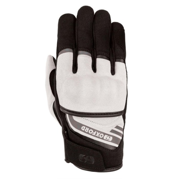 Oxford Dakar 1.0 Three Seasons Motorcycle Glove for Men - Silver Oxford Dakar 1.0 Three Seasons Motorcycle Glove for Men - Silver