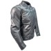 Richa Cafe Leather Jacket in Black