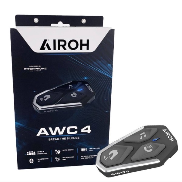 Airoh Interphone AWC4 Helmet Motorcycle Intercom Airoh Interphone AWC4 Helmet Motorcycle Intercom