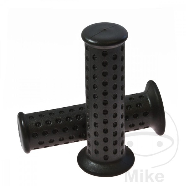 Domino Handlebar Grips 22mm 26mm Classic Retro Dimple Black 7290056