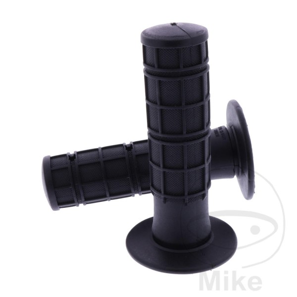 Domino Handlebar Grips 22mm 26mm Classic Retro Waffle Black 7290191
