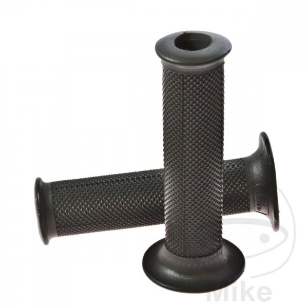 Domino Handlebar Grips 22Mm 26Mm Open End Black A010 Diamond