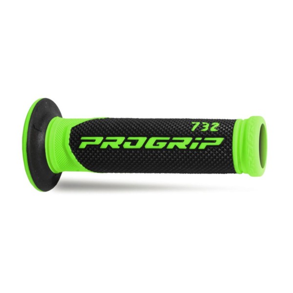 Pro Grip 732 Superbike Dual Compound Grip Green and Black