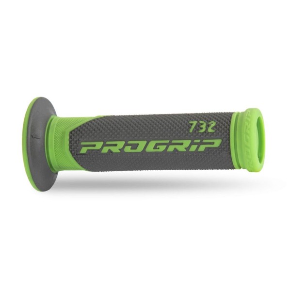 Pro Grip 732 Superbike Dual Compound Grip Green and Titanium