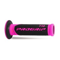 Pro Grip 732 Superbike Dual Compound Grip Pink and Black