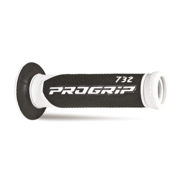 Pro Grip 732 Superbike Dual Compound Grip White and Black