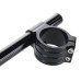 Bike-It Alloy Clip On Handlebars 35-41mm Fork Mounting, Black Anodised