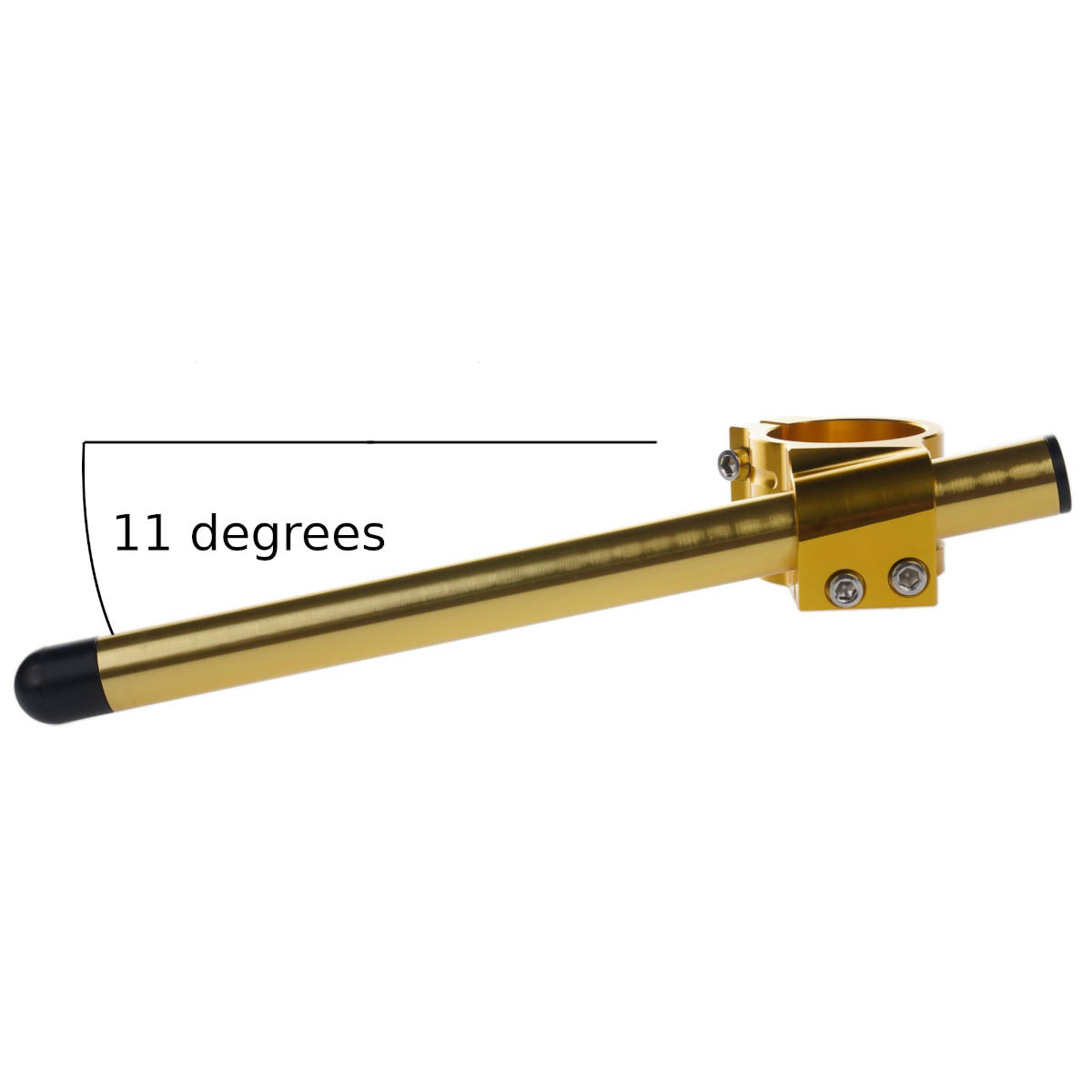 BikeIt Gold Anodised 4mm Clipon Handlebars for Modern Classic Sports