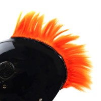 Stick on Mohican Loose Hair Crash Helmet Decoration Stick on Mohican Loose Hair Crash Helmet Decoration