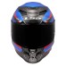 LS2 FF807 Dragon Crash Helmet Gloss Trax  Blue