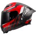 LS2 FF807 Dragon Crash Helmet Gloss Trax  Red