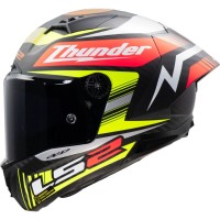 LS2 FF805 Thunder-GP Aero Crash Helmet Replica, Matt Black