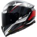 LS2 FF811 Vector II Carbon Full Face Crash Helmet Savage White & Red Graphics