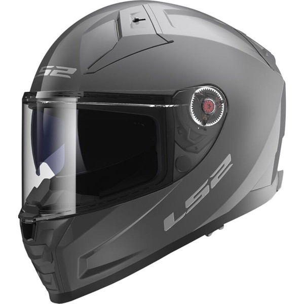 LS2 FF811 Vector II Full Face Crash Helmet, Solid Gloss Nardo Grey