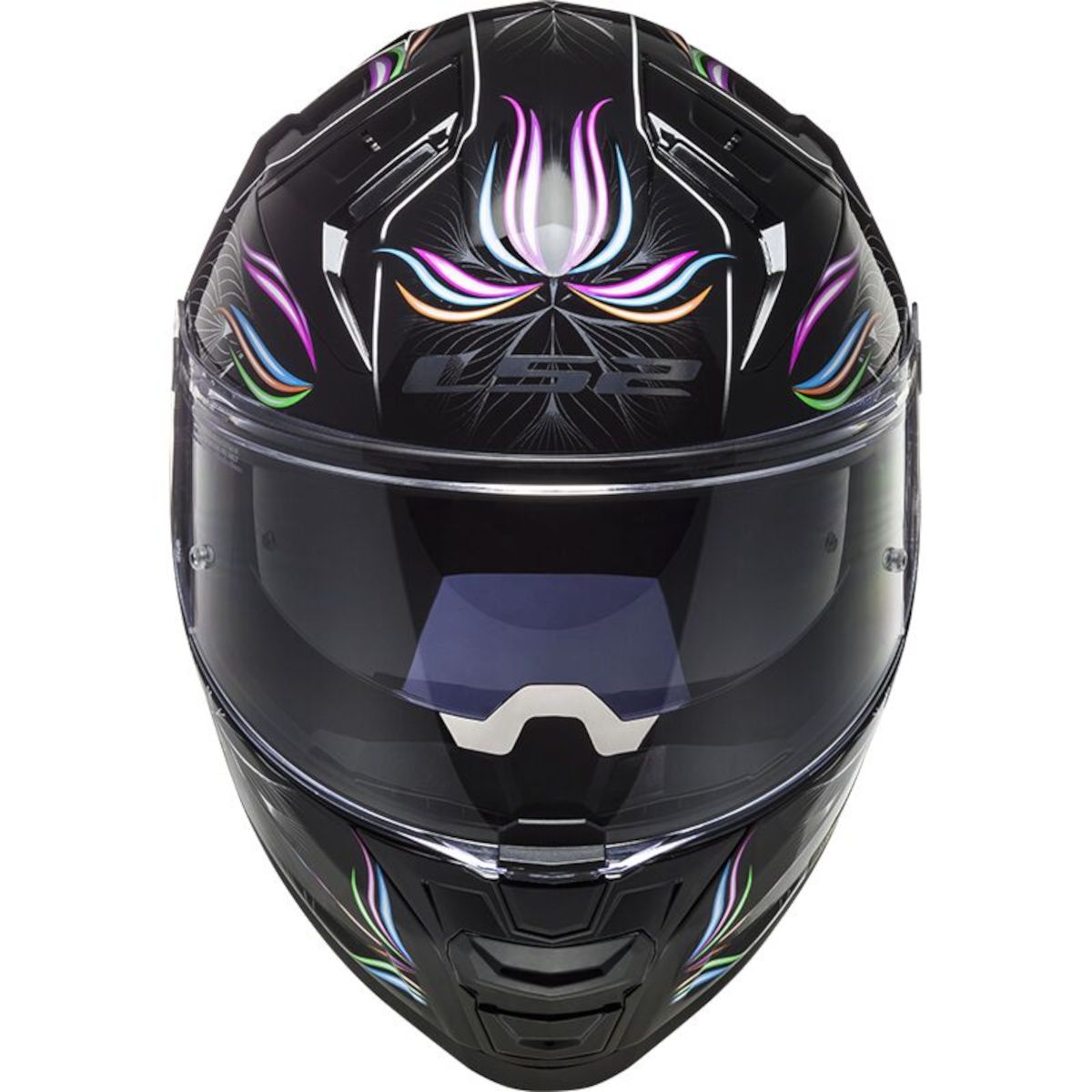 LS2 Vector II Tropical Graphics Crash Helmet Available from Farkham ...