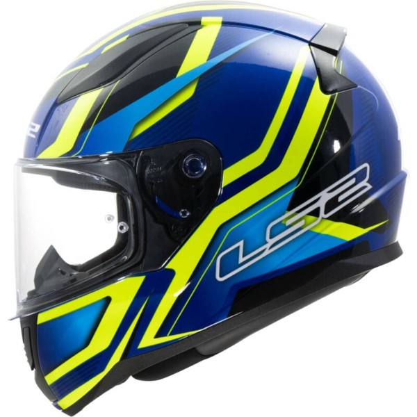LS2 FF353 Rapid II Full Face Crash Helmet, Fitz Yellow Graphic