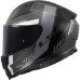 LS2 FF811 Vector II Carbon Full Face Crash Helmet Grid Grey Graphics