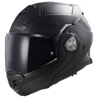 LS2 FF901 Advant X Modular (Flip Front) Crash Helmet in Matt Black