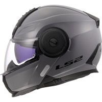 LS2 FF902 Scope-2  Modular (Flip Front) Crash Helmet Gloss Nardo Grey