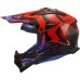 LS2 MX708 Fast-2 Off Road Crash Helmet Duck Wash Red