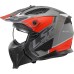 LS2 OF606 Drifter Open Face Helmet, Devor Matt Black, Red & Titanium