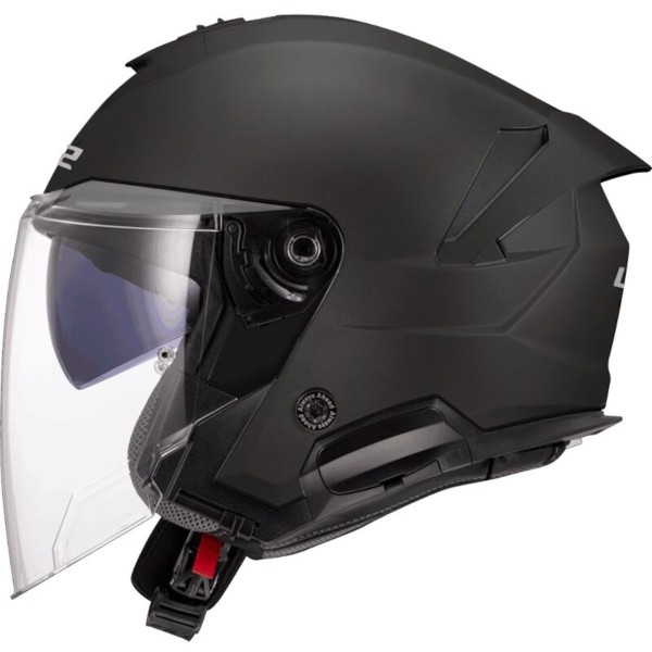 LS2 OF618 Verso 2 Open Face Helmet, Matt Black