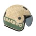 Roof Bamboo Pure Matt Khaki Jet Helmet