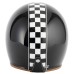 VCAN H589 Classic Victory Gloss Black Open Face Classic Crash Helmet