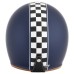 VCAN H589 Classic Victory Matt Blue Open Face Classic Crash Helmet