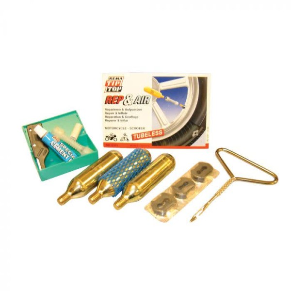 Temporary Tubeless Tyre Puncture Repair Kit