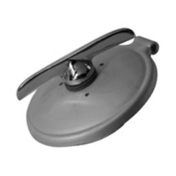 Classic 'Wingnut' Style British Polished Alloy Fuel Filler Cap 2.5 inch
