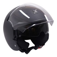 Axor Striker Open Face Helmet in Matt Black