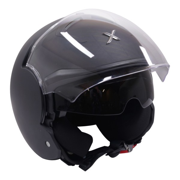 Axor Striker Open Face Helmet in Matt Black