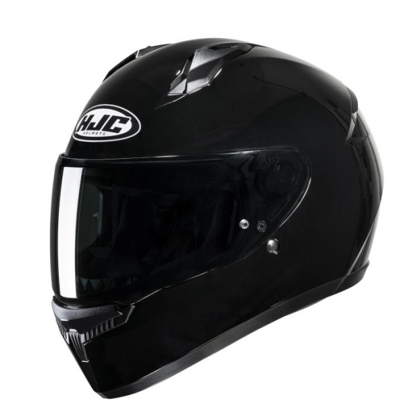 HJC C10 Full Face Helmet Plain Gloss Black HJC C10 Full Face Helmet Plain Gloss Black