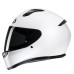 HJC C10 Full Face Helmet Plain Gloss White HJC C10 Full Face Helmet Plain Gloss White