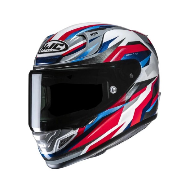 HJC RPHA 12 Full Face Helmet Carbon Dravix - Red, White and Blue HJC RPHA 12 Full Face Helmet Carbon Dravix - Red, White and Blue