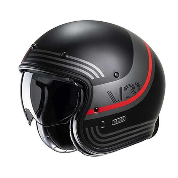 HJC V31 Open Face Helmet Byron Red HJC V31 Open Face Helmet Byron Red