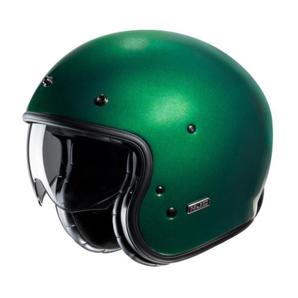 HJC V31 Open Face Helmet Plain Green HJC V31 Open Face Helmet Plain Green
