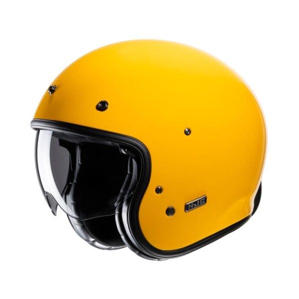 HJC V31 Open Face Helmet Plain Yellow HJC V31 Open Face Helmet Plain Yellow