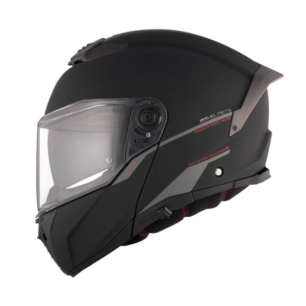 MT Atom 2 Modular Helmet Matt Black MT Atom 2 Modular Helmet Matt Black