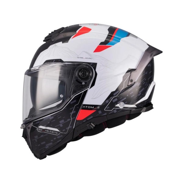 MT Atom 2 Modular Helmet SV Highlands Red, White & Blue MT Atom 2 Modular Helmet SV Highlands Red, White & Blue