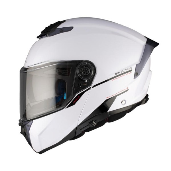MT Atom 2 Modular Helmet Solid White MT Atom 2 Modular Helmet Solid White